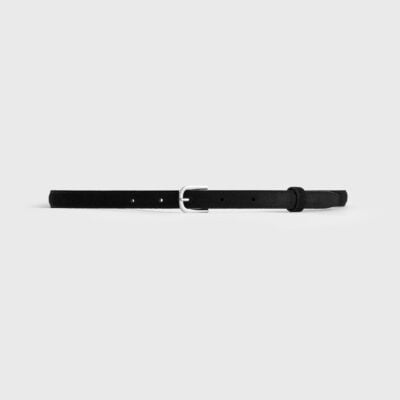 Toteme Thin suede belt black — 70 - Image 1