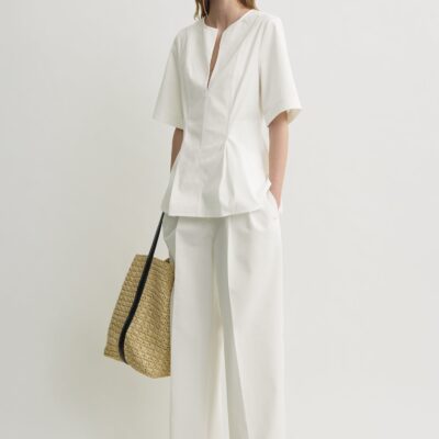 Toteme Tailored cotton top white — 30 - Image 1