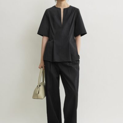 Toteme Tailored cotton top black — 30 - Image 1