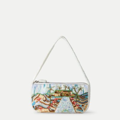Veronica Beard Pauline Beaded Shoulder Bag — Multi - Image 1