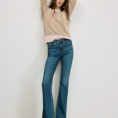 Veronica Beard Orlian Knit Pullover — Chai/Ecru - Image 2