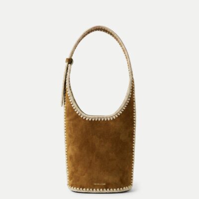 Veronica Beard Whipstitch Loop Bag — Acorn Multi - Image 1