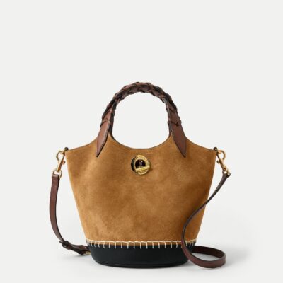 Veronica Beard Suede Anchor Bag — Acorn Multi - Image 1