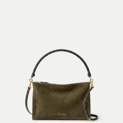 Veronica Beard Small Vida Shoulder Bag — Cypress - Image 1