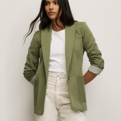 Veronica Beard McAllin Dickey Jacket — Stone Army - Image 1