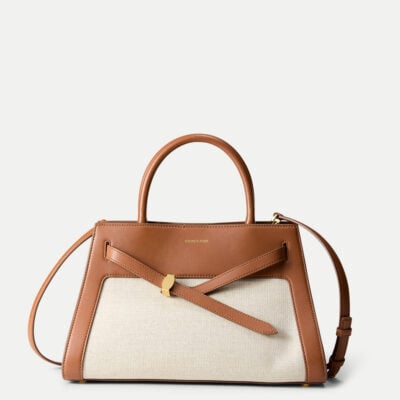 Veronica Beard Veronica Beard Canvas Dash Bag — Natural Linen/Hazelwood - Image 1