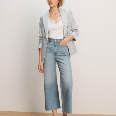 Veronica Beard Tomi Dickey Jacket — River Mist - Image 2