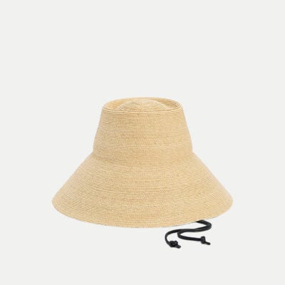 Veronica Beard Suni Raffia Bucket Hat — Natural - Image 1