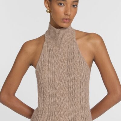 Viktoria & Woods Winona Alpaca Knit Top — CAMEL - Image 1