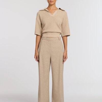 Viktoria & Woods Whittaker Trouser — LATTE - Image 1