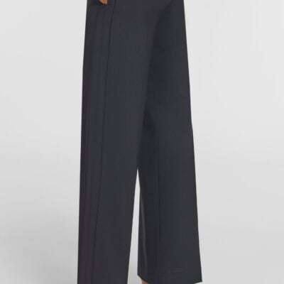 Viktoria & Woods Wallace Wool Trouser — BLACK - Image 2