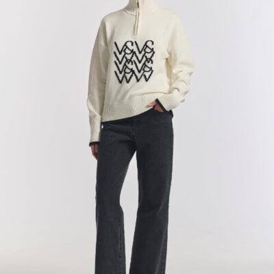 Viktoria & Woods Visionaire Cashmere Knit — IVORY - Image 1