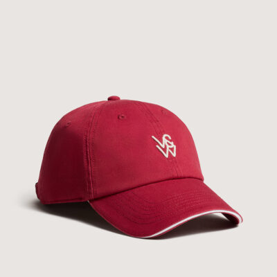 Viktoria & Woods V&W Tipped Cap — SCARLET - Image 1