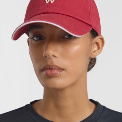 Viktoria & Woods V&W Tipped Cap — SCARLET - Image 2