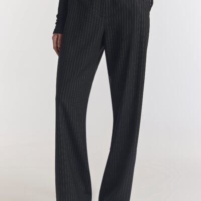 Viktoria & Woods Thorpe Wool Trouser — MILLER STRIPE - Image 1
