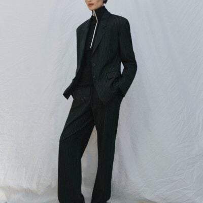 Viktoria & Woods Thorpe Wool Trouser — MILLER STRIPE - Image 2