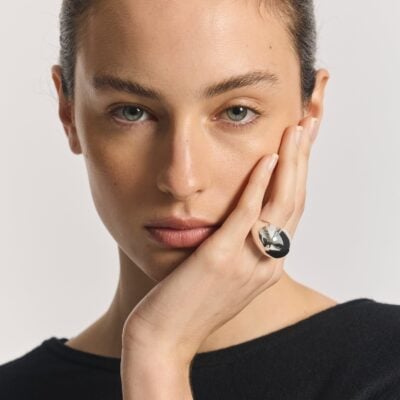 Viktoria & Woods Teardrop Ring — SILVER - Image 2