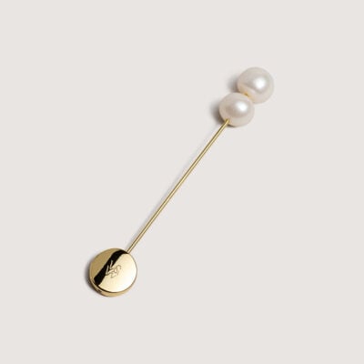 Viktoria & Woods Teardrop Pin Brooch — 14K GOLD - Image 1