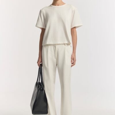 Viktoria & Woods Saxon Tee — IVORY - Image 1