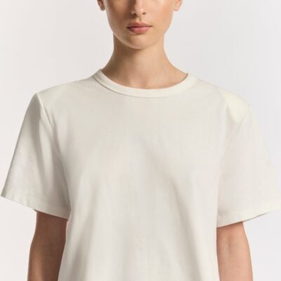 Viktoria & Woods Saxon Tee — IVORY - Image 2