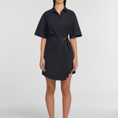 Viktoria & Woods Peaches Shirt Dress — FRENCH NAVY - Image 1