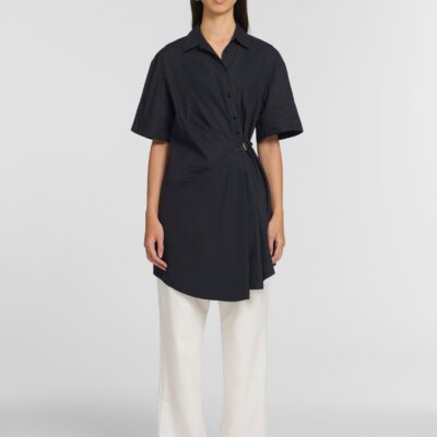 Viktoria & Woods Peaches Shirt Dress — FRENCH NAVY - Image 2