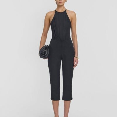 Viktoria & Woods Moonbeam Capri Pant — BLACK - Image 1