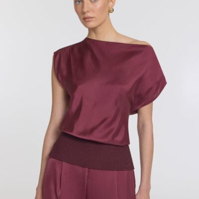 Viktoria & Woods Mabel Top — GARNET - Image 2