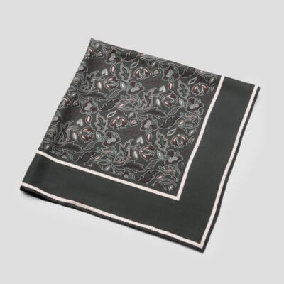 Viktoria & Woods Lux Silk Scarf — JUNIPER FLORAL - Image 2