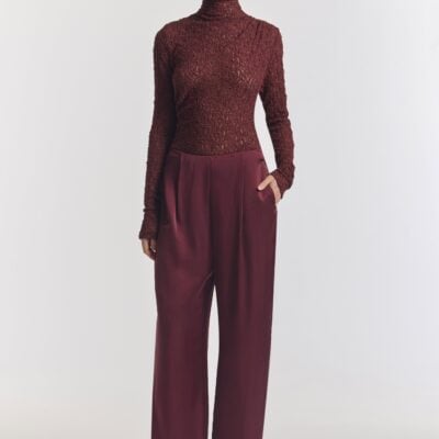Viktoria & Woods Lakeshore Pant — GARNET - Image 1