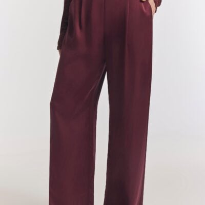 Viktoria & Woods Lakeshore Pant — GARNET - Image 2