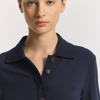 Viktoria & Woods Kloss Top — NAVY - Image 2