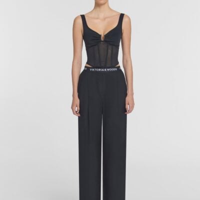 Viktoria & Woods Ivanhoe Pant — BLACK - Image 1