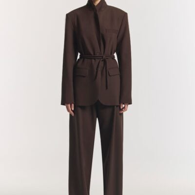 Viktoria & Woods IDOL PANT — CHOCOLATE - Image 1