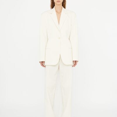 Christopher Esber Intimate Bow Back Twill Blazer — 4 - Image 2