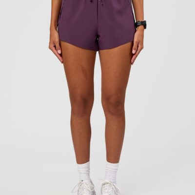 Accelerate 3" High-Rise Running Short - Midnight Plum | LSKD - Image 1