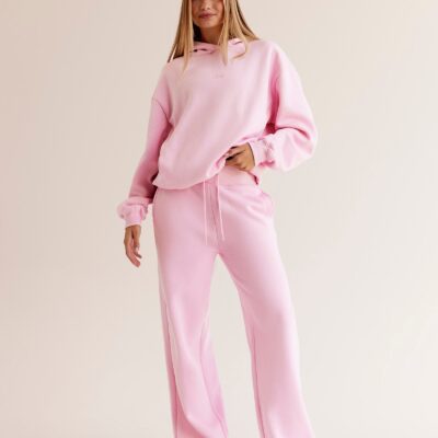 Go-To Script Oversized Hoodie - Marshmallow | LSKD - Image 2