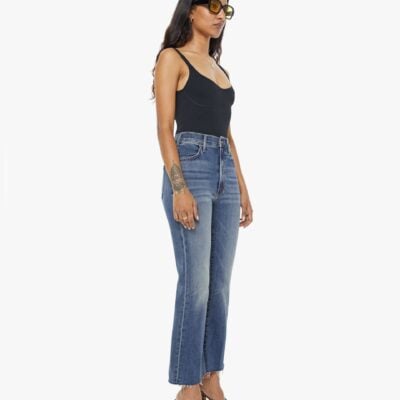 MOTHER PETITES The Lil Hustler Ankle Fray - Image 1