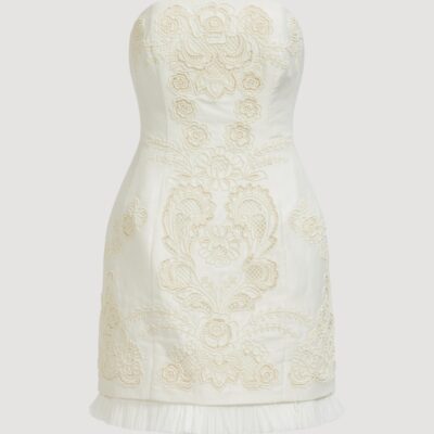 Aje Perilla Embroidered Mini Dress - Image 2