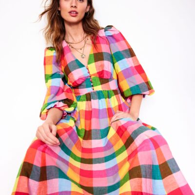 Boden Lola Blouson Maxi Dress
