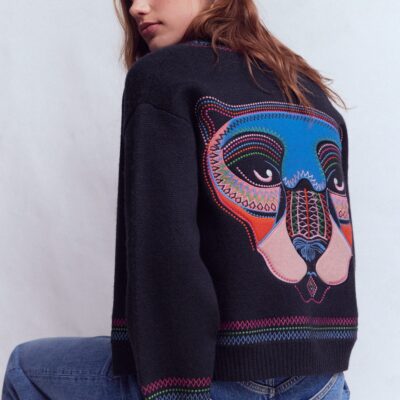 Boden Abi Jacquard Cardigan