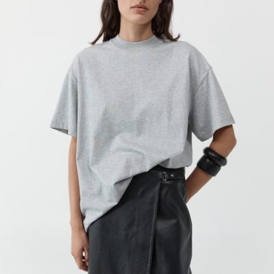 St. Agni Homme Tee - Light Grey Marle — XS/S - Image 1