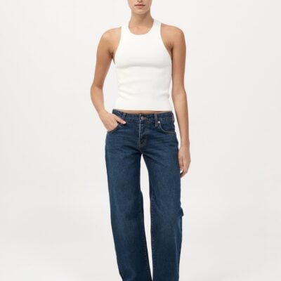 St. Agni 90s Low Rise Jeans - Dark Indigo — 24 - Image 1