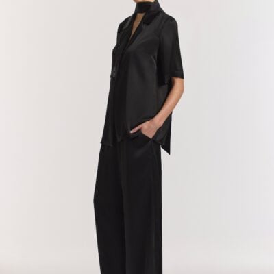 Viktoria & Woods CHORUS SHIRT — BLACK - Image 1
