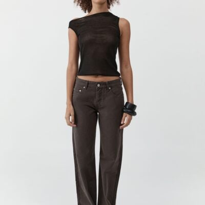St. Agni Canvas 90s Low Rise Jeans - Ash — 24 - Image 1