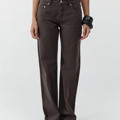 St. Agni Canvas 90s Low Rise Jeans - Ash — 24 - Image 2