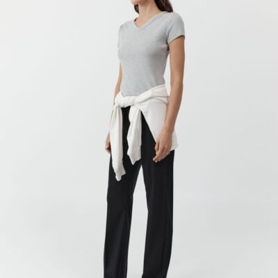 St. Agni Fine Band 90s Pants - Black — XXS - Image 2