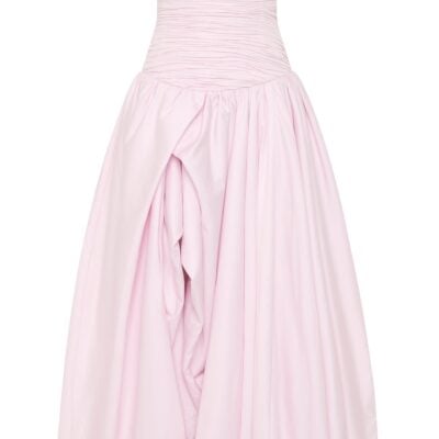 Aje Violette Bubble Hem Maxi Dress — PASTEL PINK - Image 2