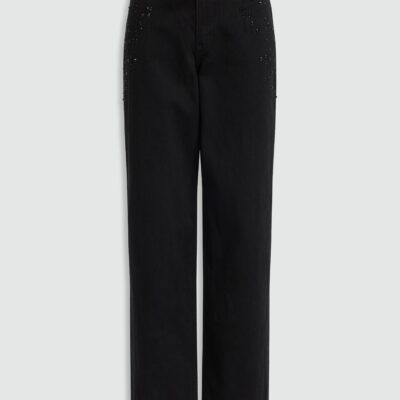Aje Vanaia Denim Jean — WASHED BLACK - Image 2