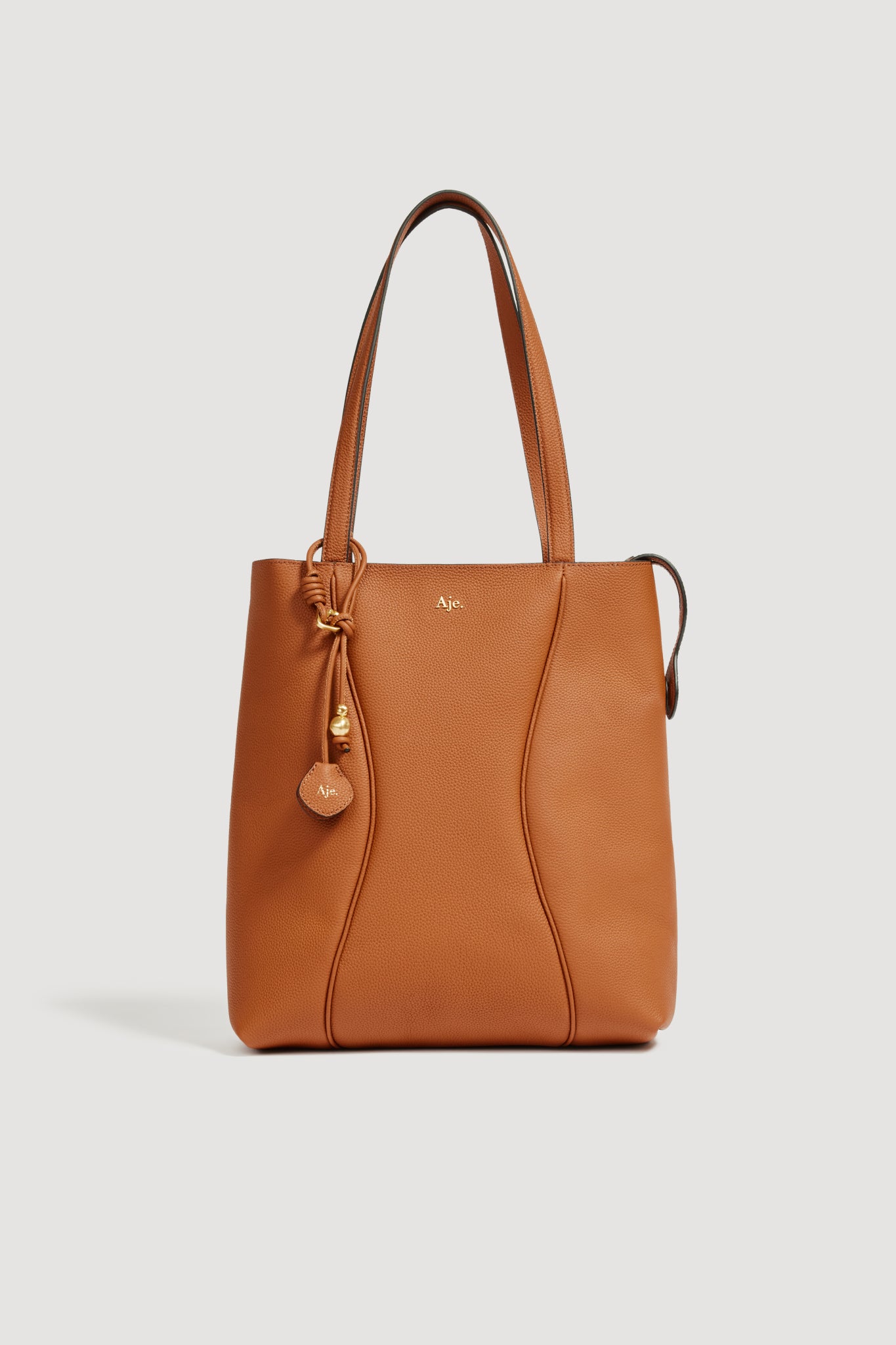 Aje Untold Portrait Tote — SPICED CHAI - Image 1